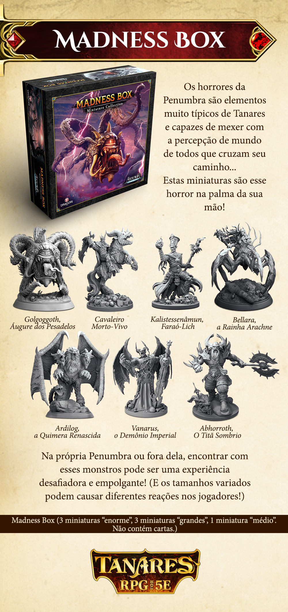 Madness Box - Conheça as miniaturas!