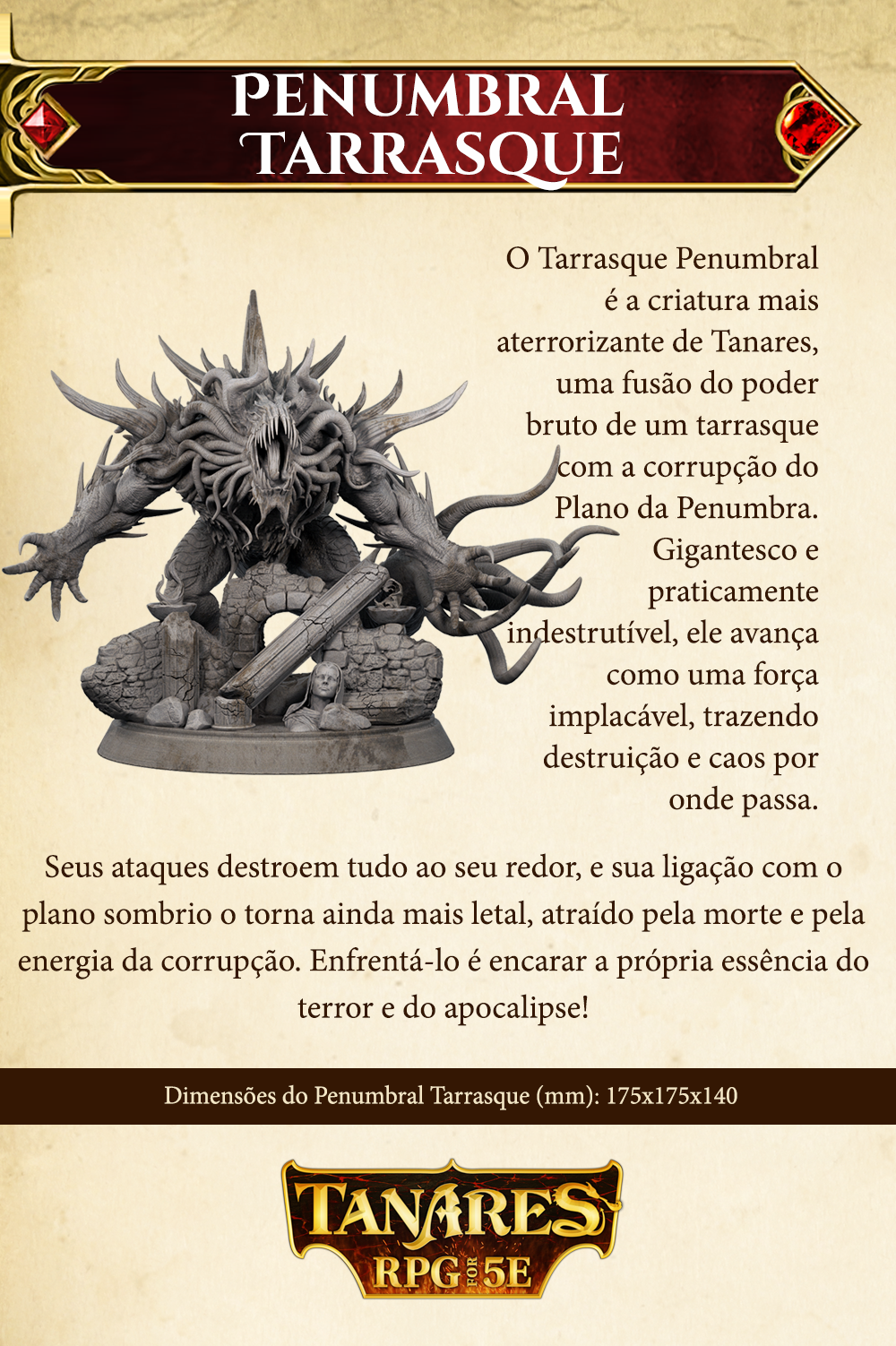 Penumbral Tarrasque - Conheça a miniatura!