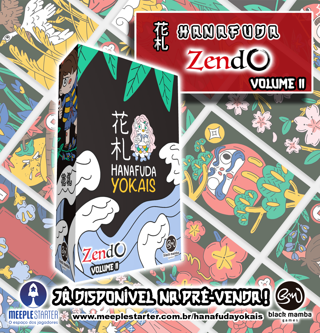 Pré-venda Hanafuda Zendo Volume II: Yokais