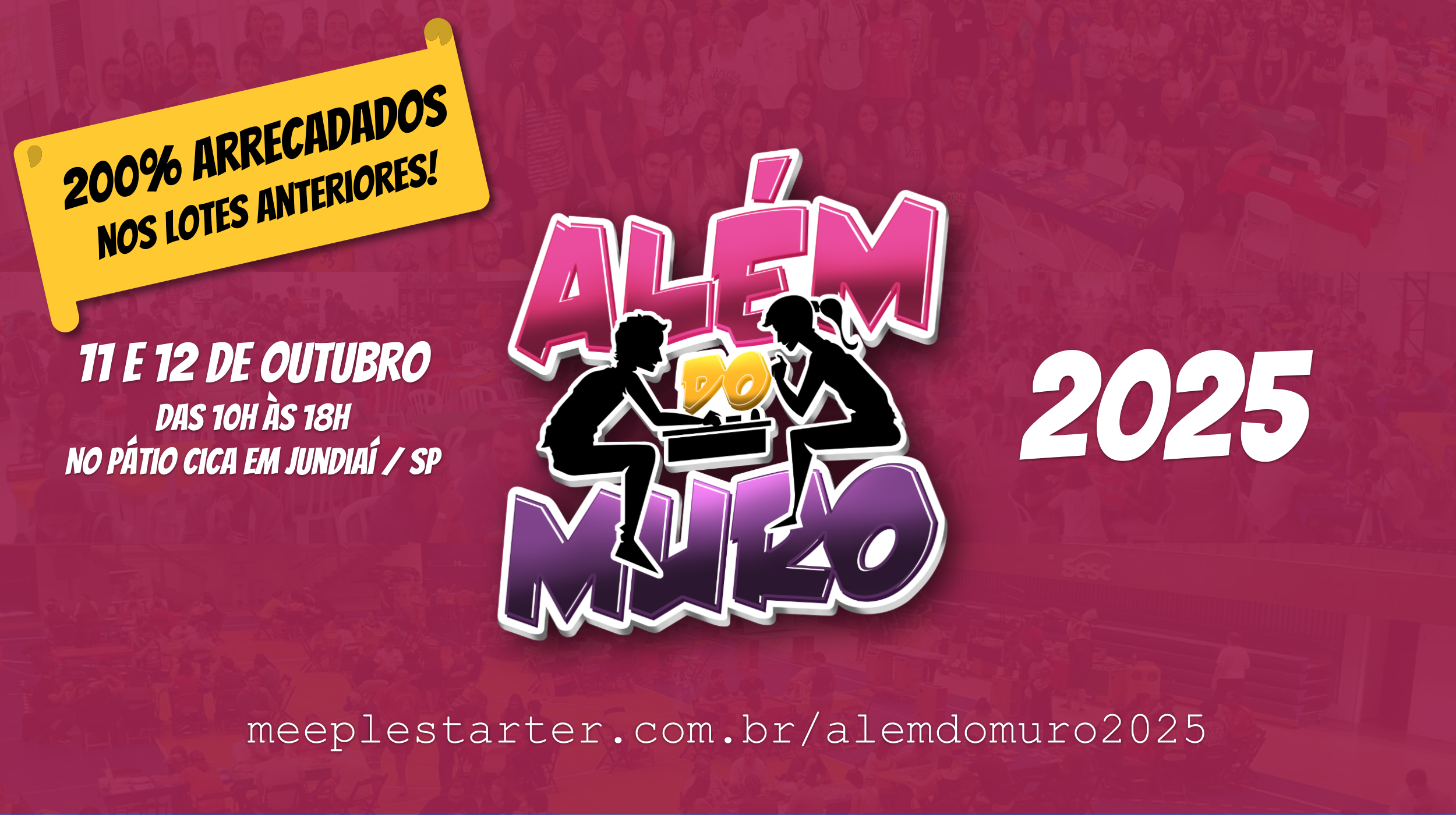 Além do Muro 2025 - Terceiro Lote