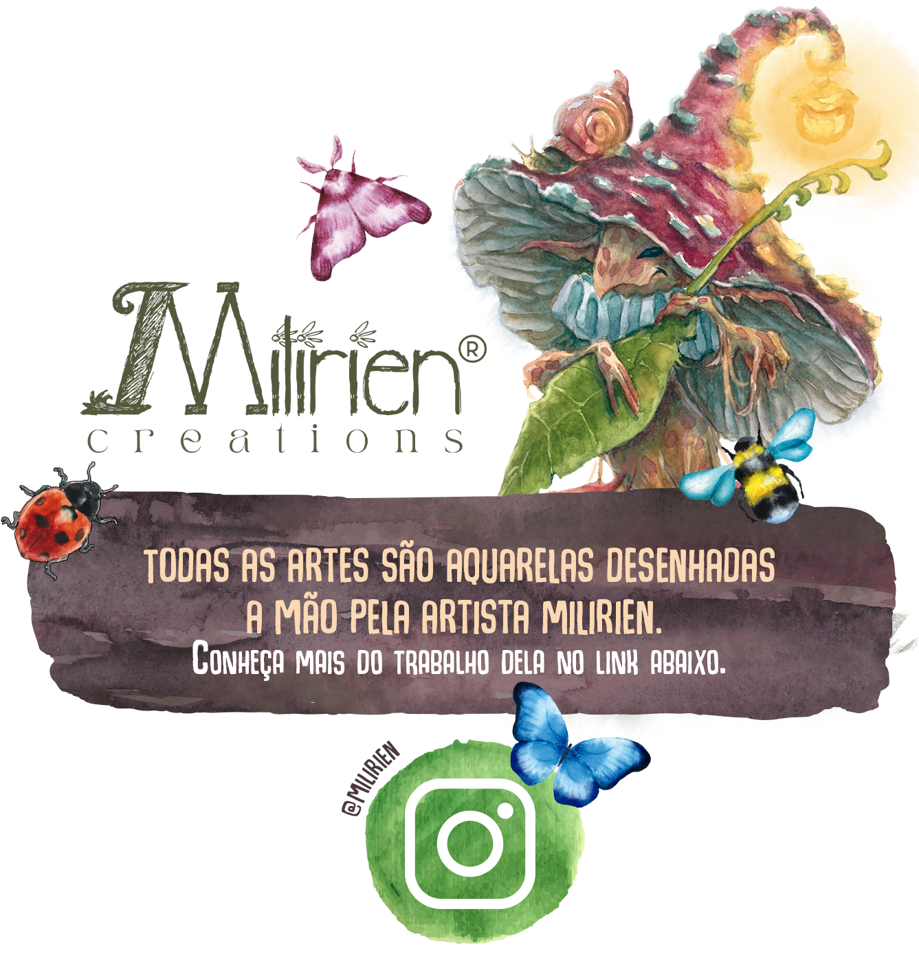 Instagram da artista Milirien