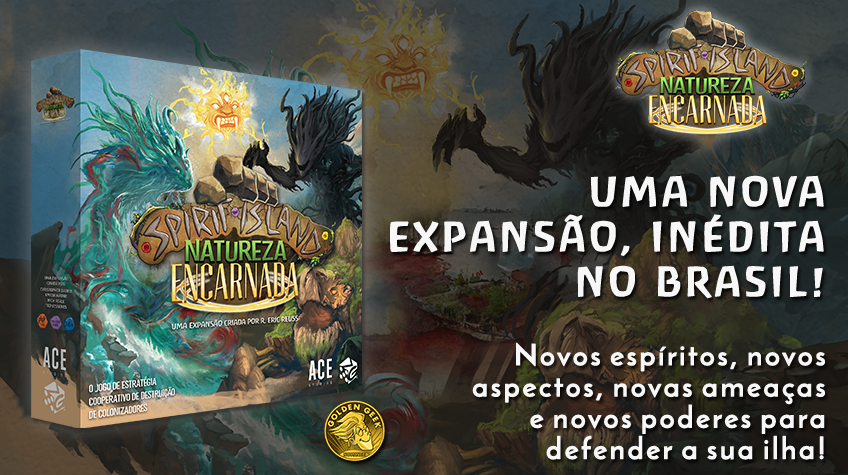 Pré-Venda: Spirit Island + Natureza Encarnada + Horizontes de Spirit Island